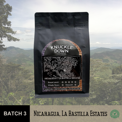 Nicaragua, La Bastilla Estates, Single Origin, Light/Medium Roast, 8 Oz.